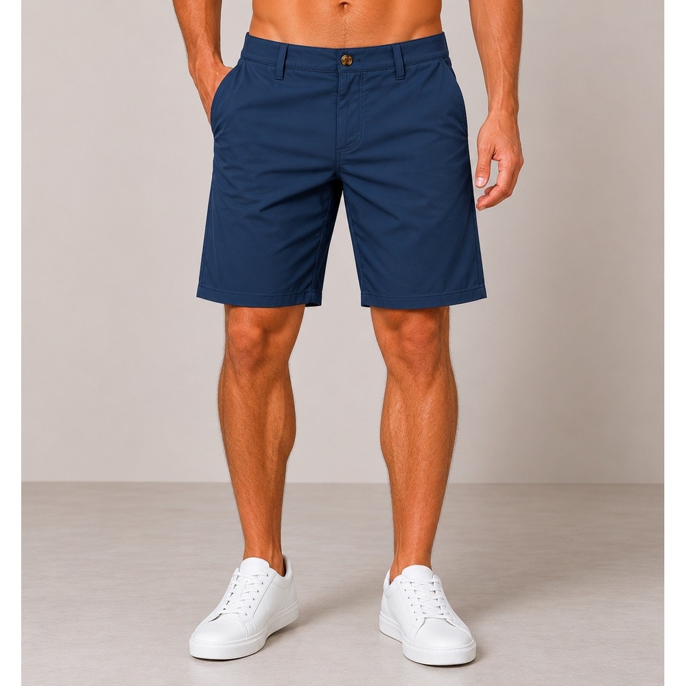 Outdoor Ventures Mens Navy Blue Performance Golf Shorts Size 32